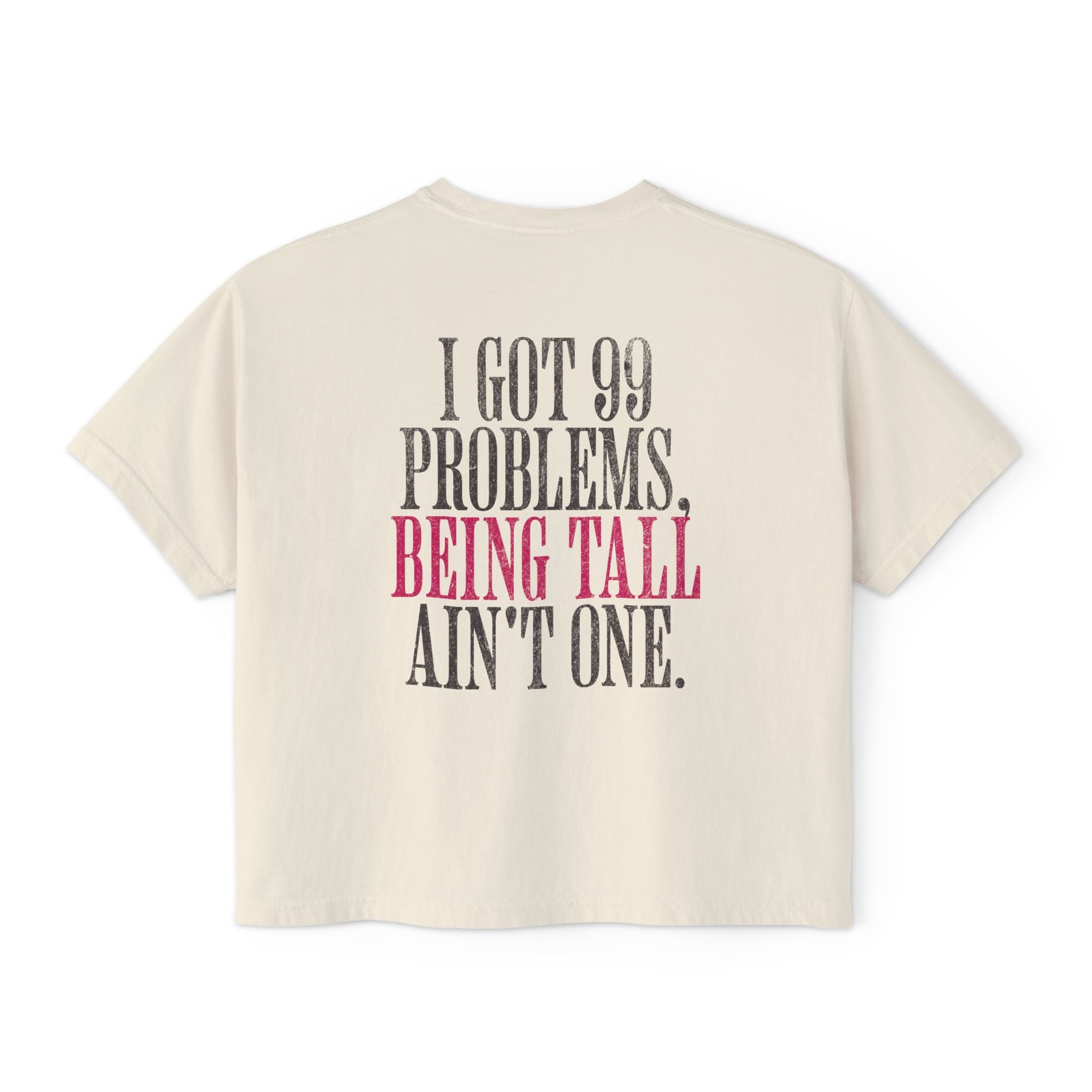 I Got 99 Problems Workout Crop Top | Funny Short Athlete Gym Boxy T-shirt