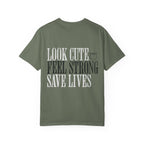 Look Cute Feel Strong Save Lives Workout T-shirt | Women's Gym Tee