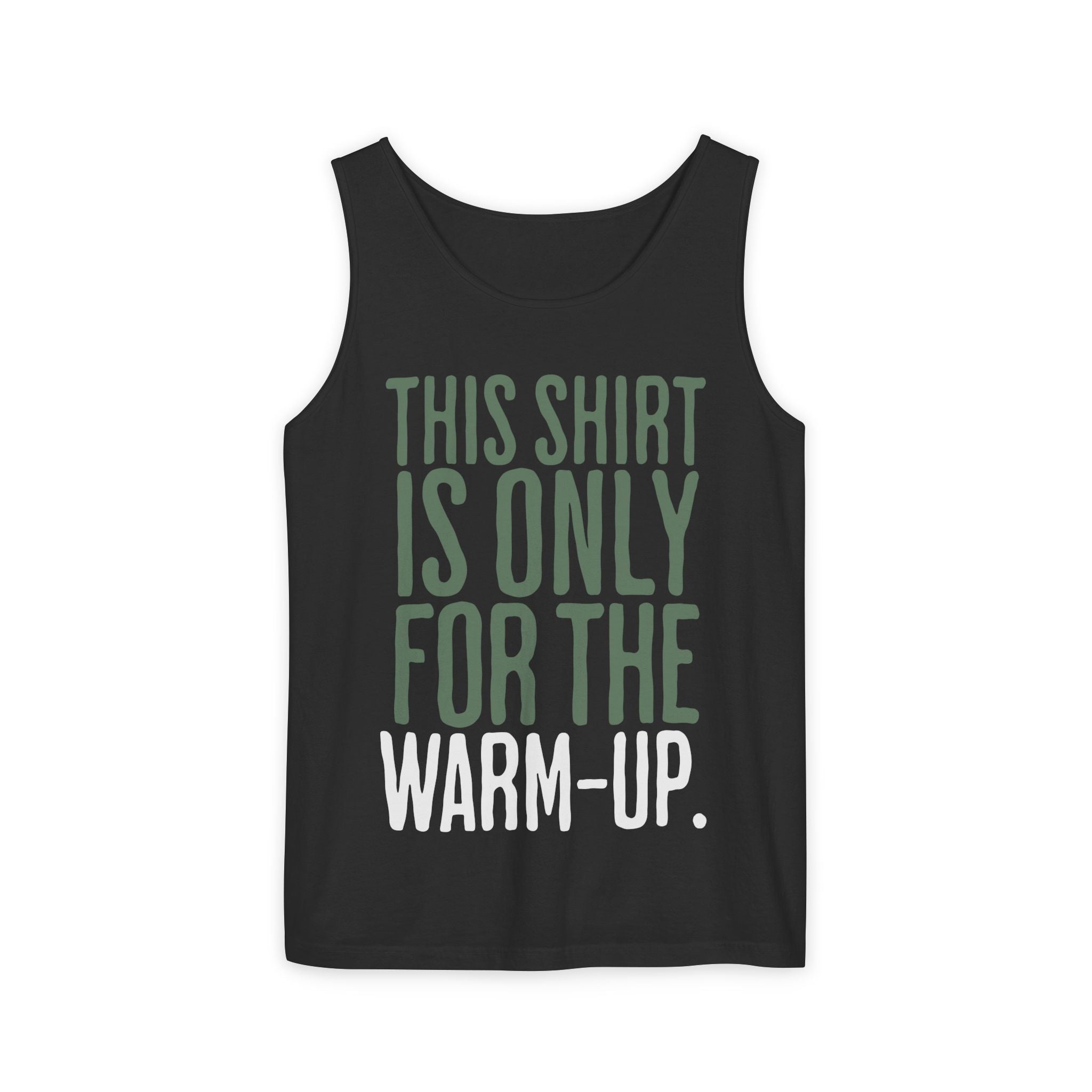This Shirt is Only for the Warm Up Tank Funny Crossfit Shirt Gym Humor Top Workout T-shirt