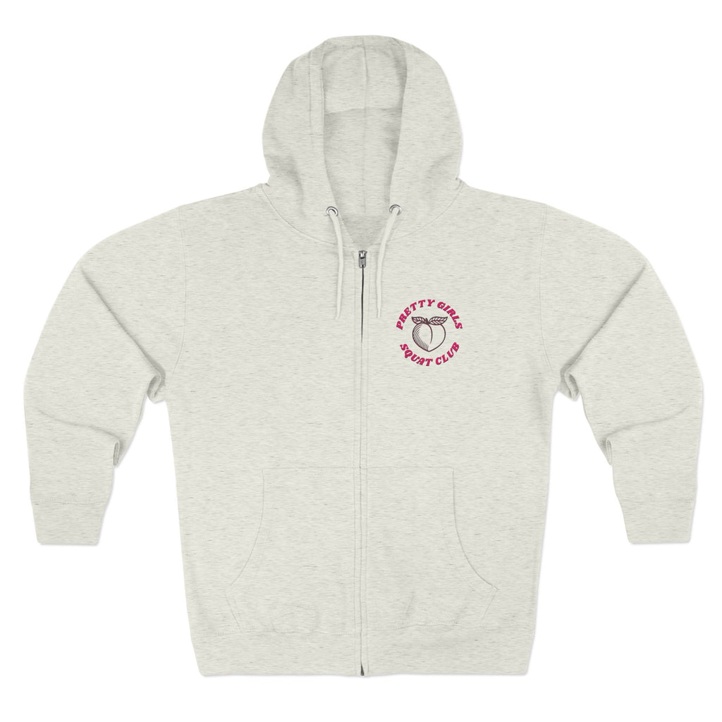 Lift Heavy Stuff Zip Up Gym Hoodie