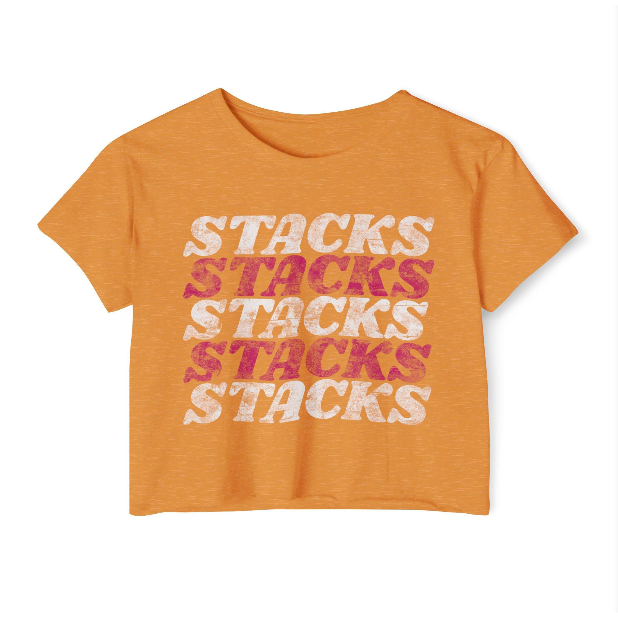 Stacks on Stacks Weightlifting Crop Top | Women's Festival Workout Tee