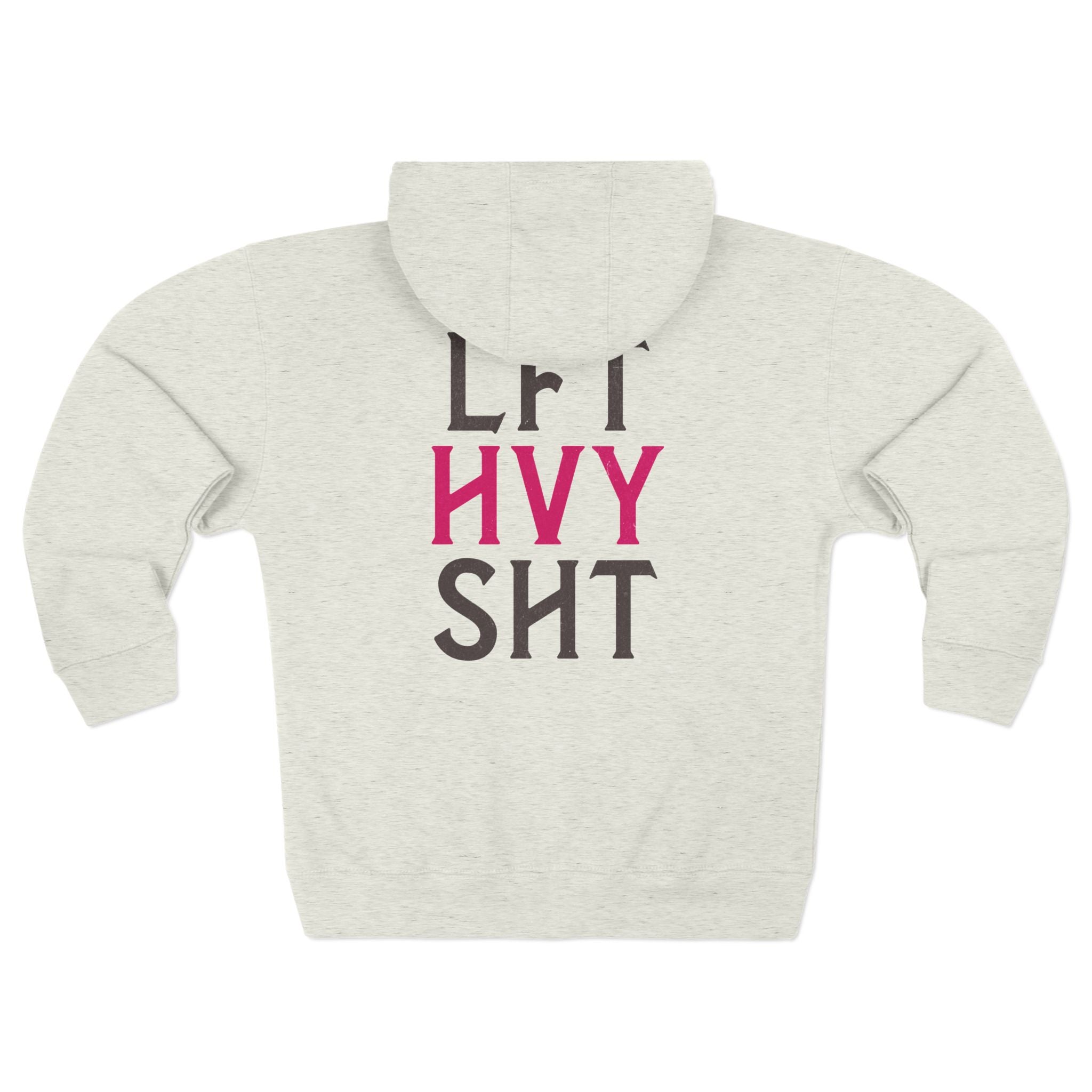 Lift Heavy Sht Zip Up Hoodie | Funny Women's Workout Sweatshirt