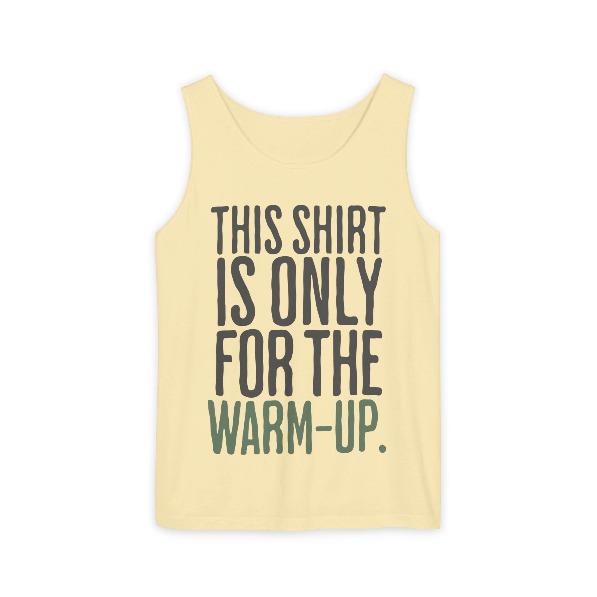This Shirt is Only for the Warm Up Tank Funny Crossfit Shirt Gym Humor Top Workout T-shirt