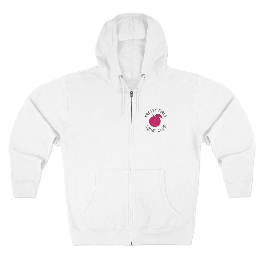 Lift Heavy Sht Zip Up Hoodie | Funny Women's Workout Sweatshirt