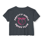 Stacks on Stacks Weightlifting Crop Top | Women's Festival Workout Tee