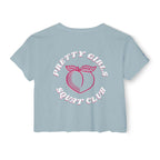 Stacks on Stacks Weightlifting Crop Top | Women's Festival Workout Tee