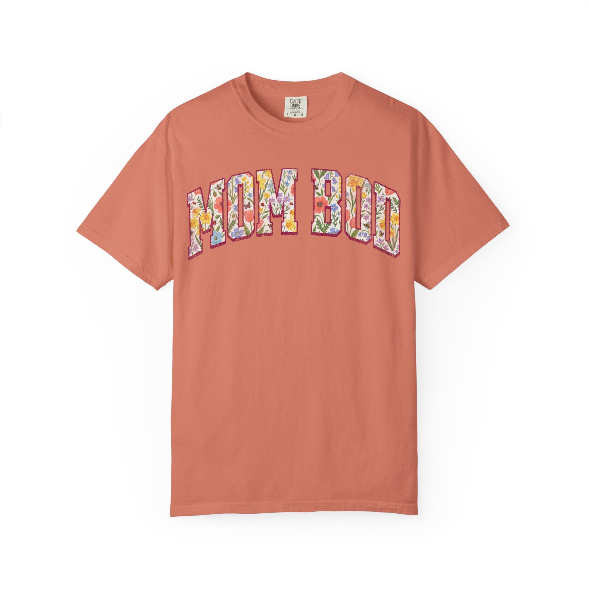 Mom Bod Floral T-shirt — Mothers Day Comfort Colors Tee