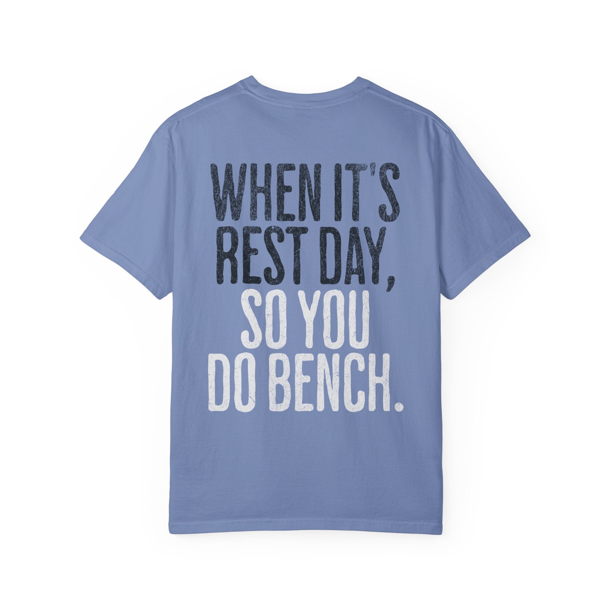 When it's Rest Day Workout T-shirt | Unisex Crossfit Humor Gym Tee