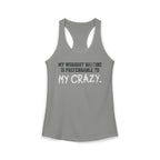 My Workout Routine Fitness Racerback Tank