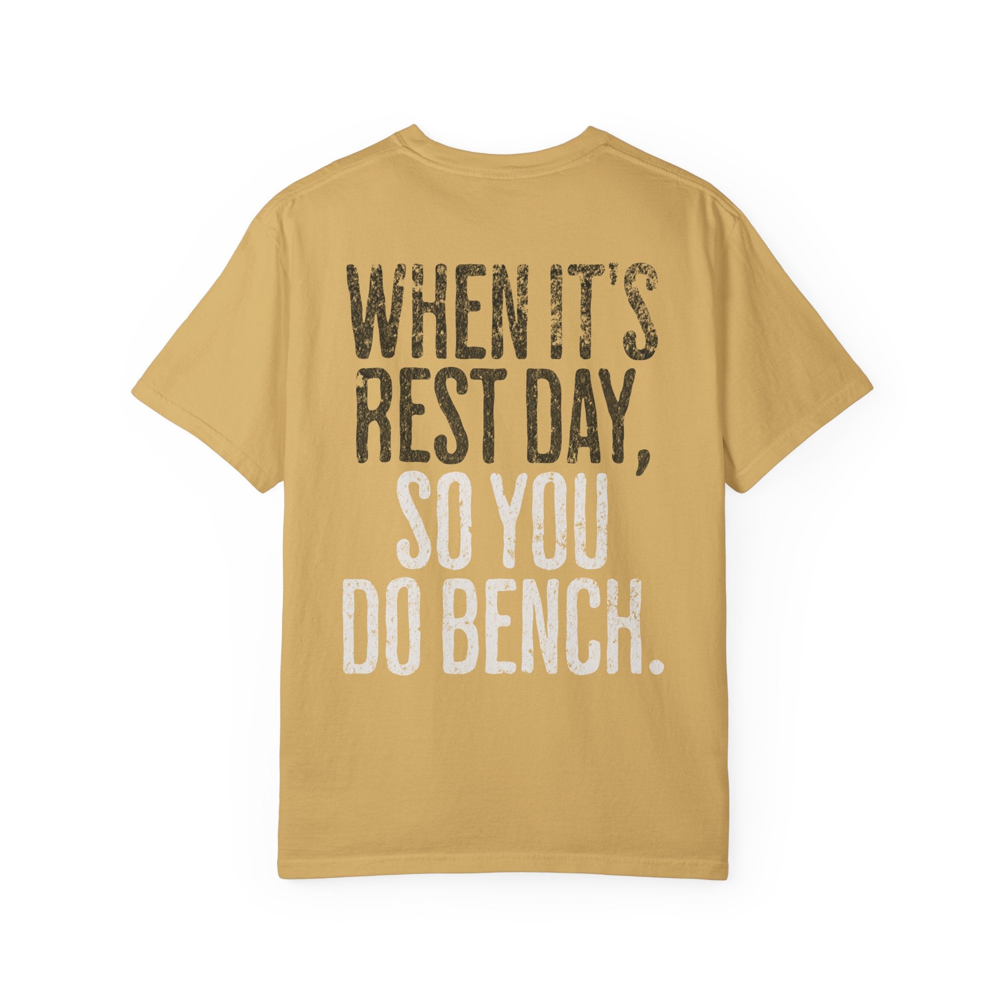When it's Rest Day Workout T-shirt | Unisex Crossfit Gym Tee
