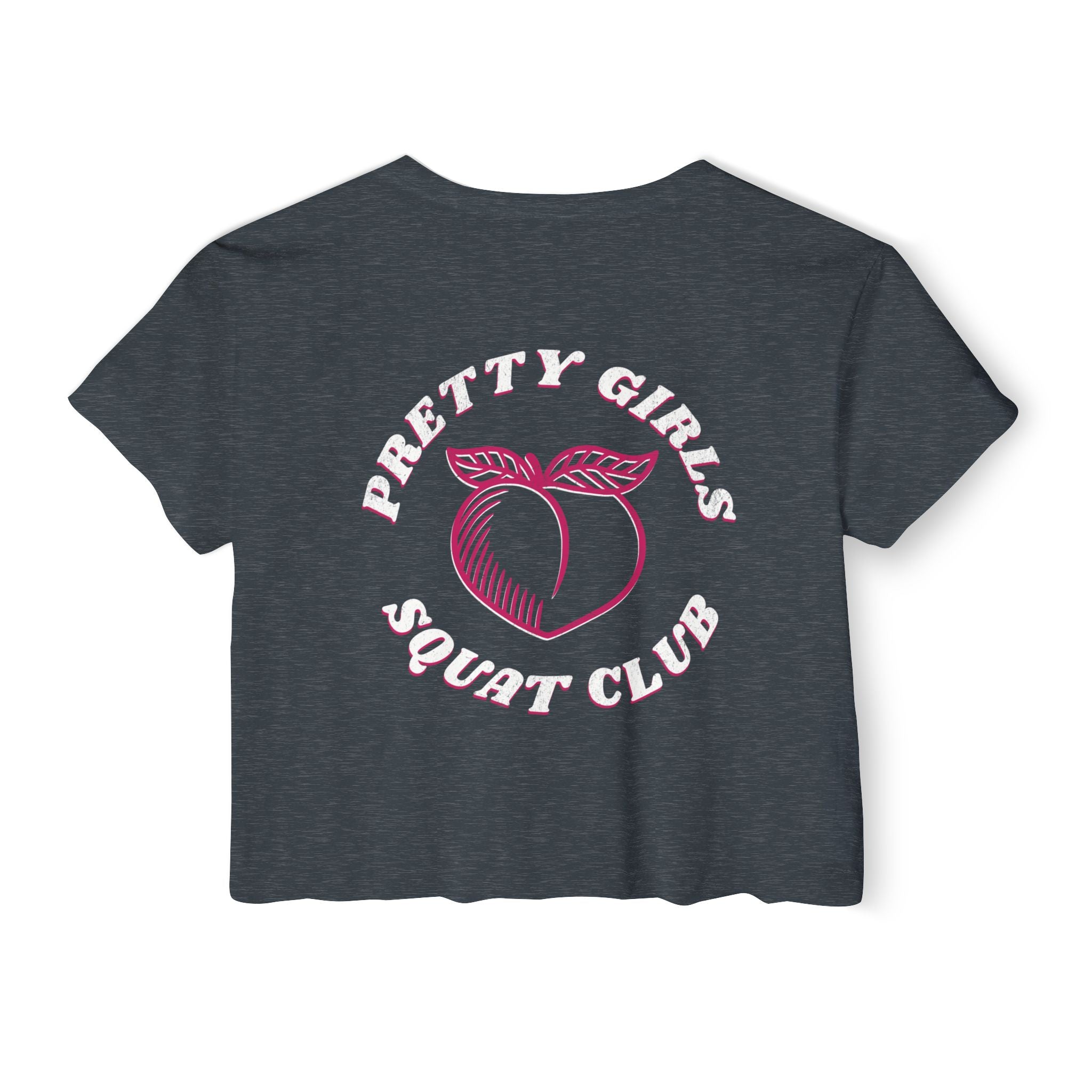 This Shirt Is Only for the Warm-up Crop T-shirt | Funny Women's Crossfit Gym T-shirt