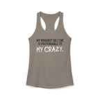 My Workout Routine Fitness Racerback Tank