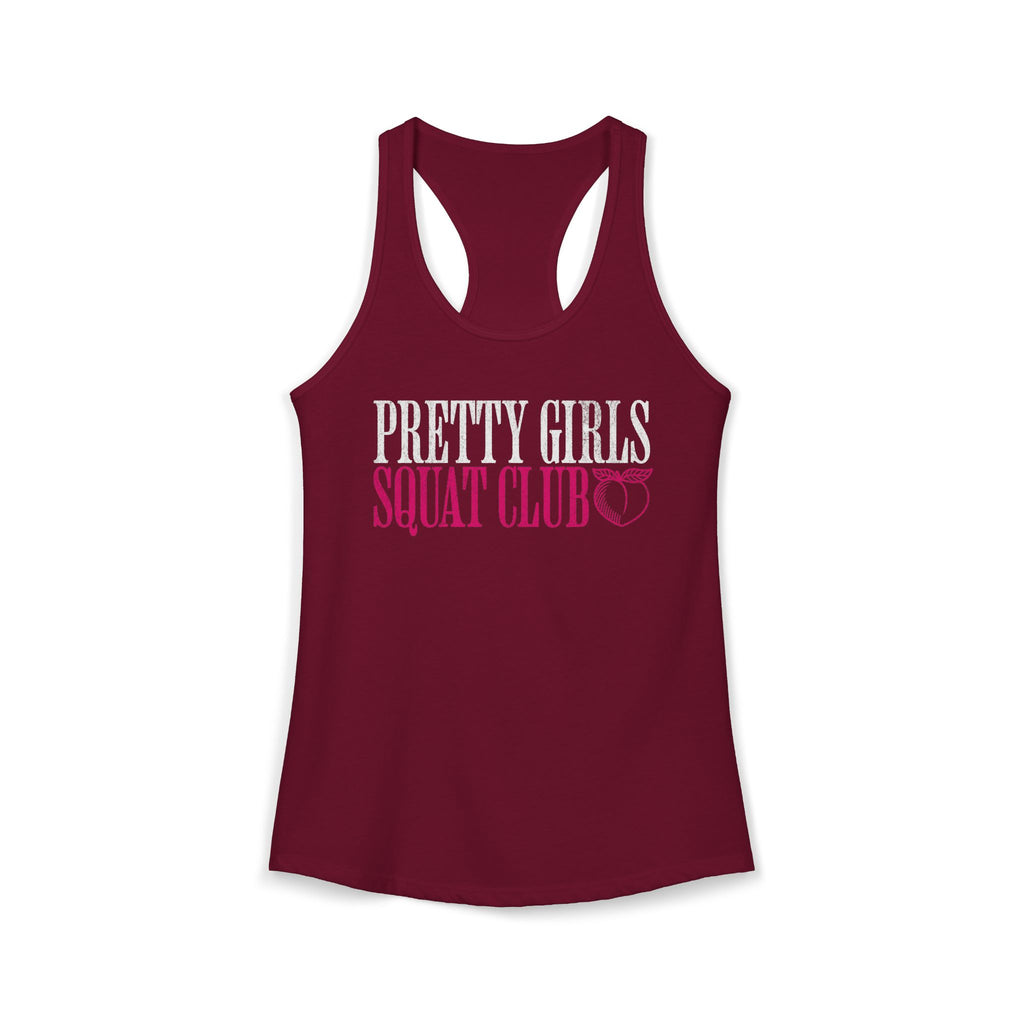 Pretty Girls Squat Club Racerback Tank