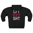 Lift Heavy Sht Zip Up Hoodie | Funny Women's Workout Sweatshirt