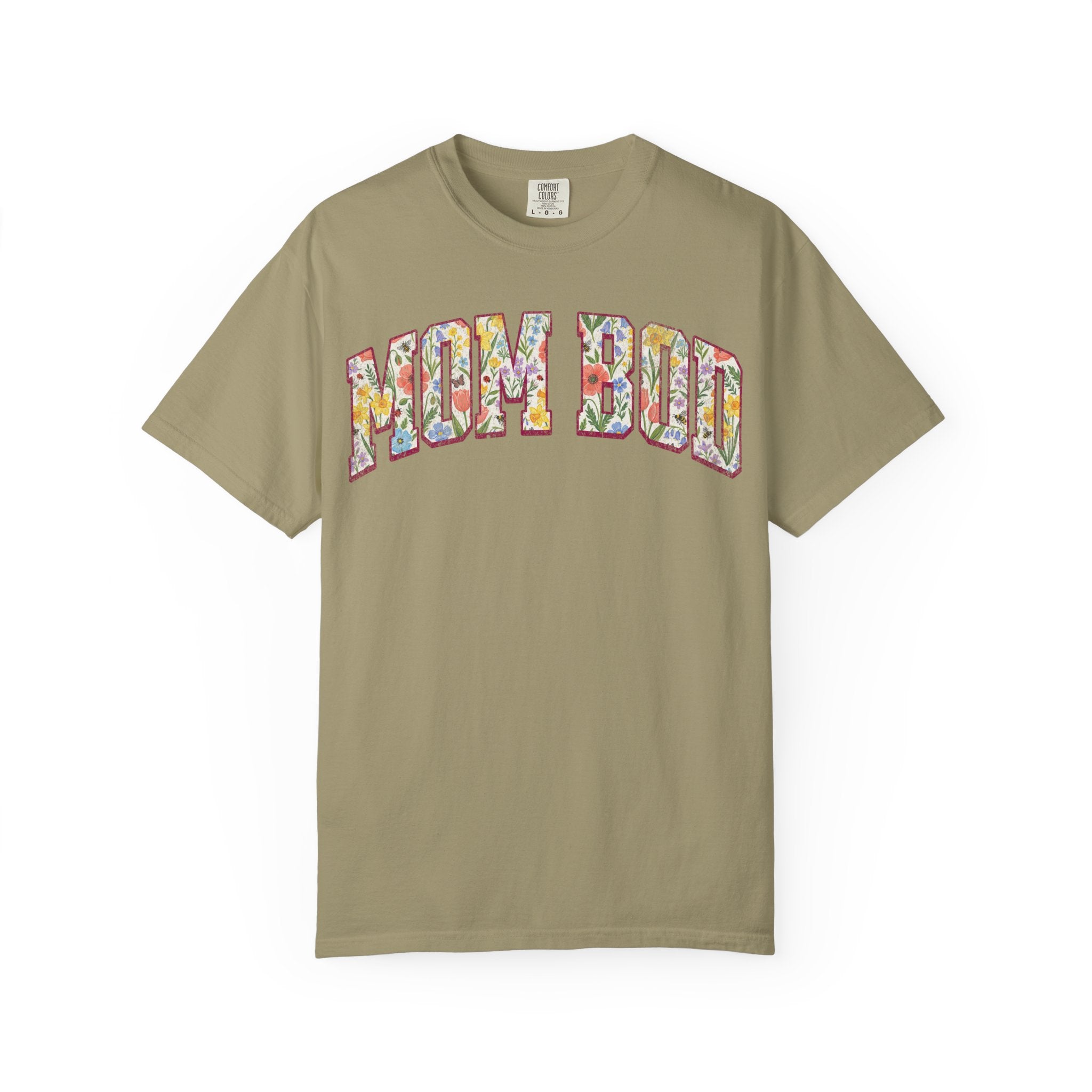 Mom Bod Floral T-shirt — Mothers Day Comfort Colors Tee