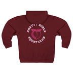 Pretty Girls Squat Club Zip Up Hoodie | Women's Gym Sweatshirt