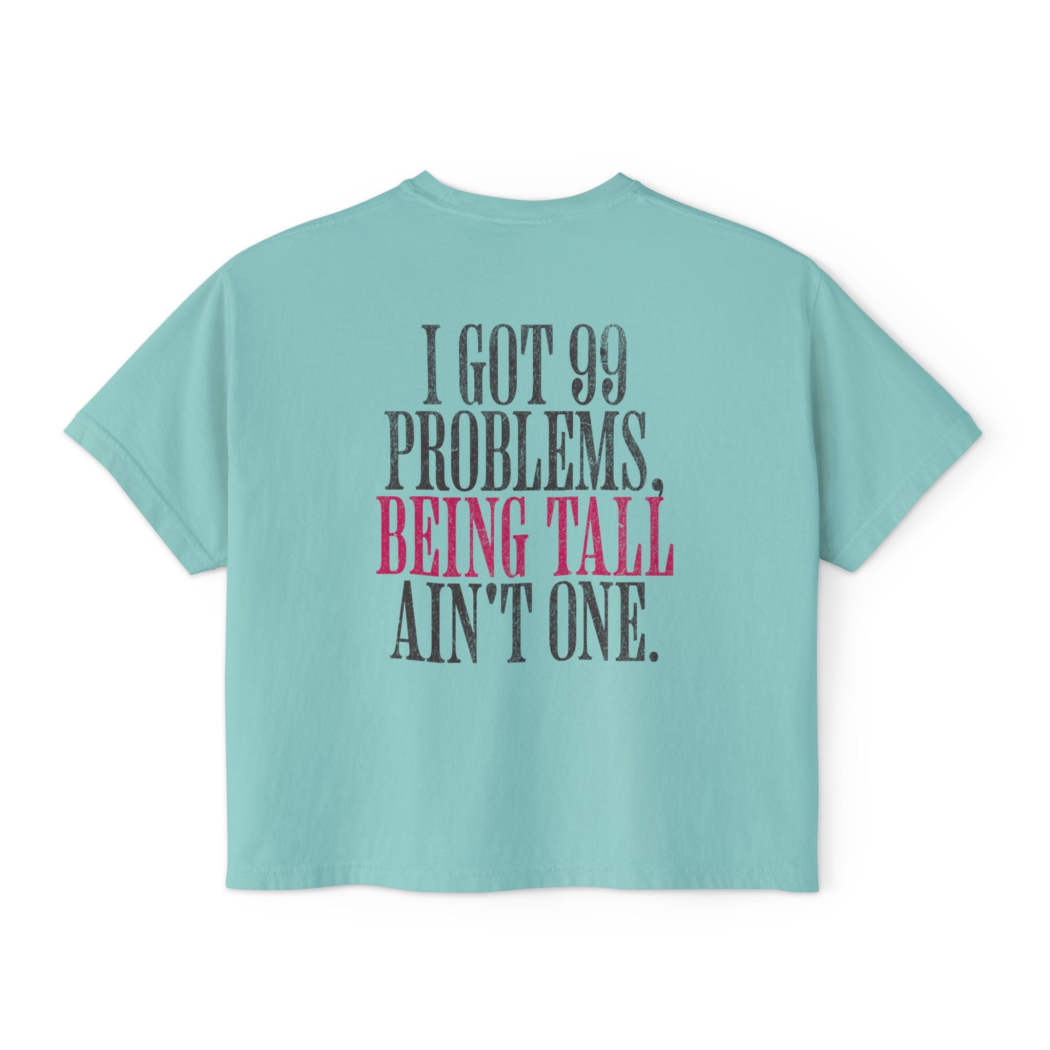 I Got 99 Problems Workout Crop Top | Funny Short Athlete Gym Boxy T-shirt