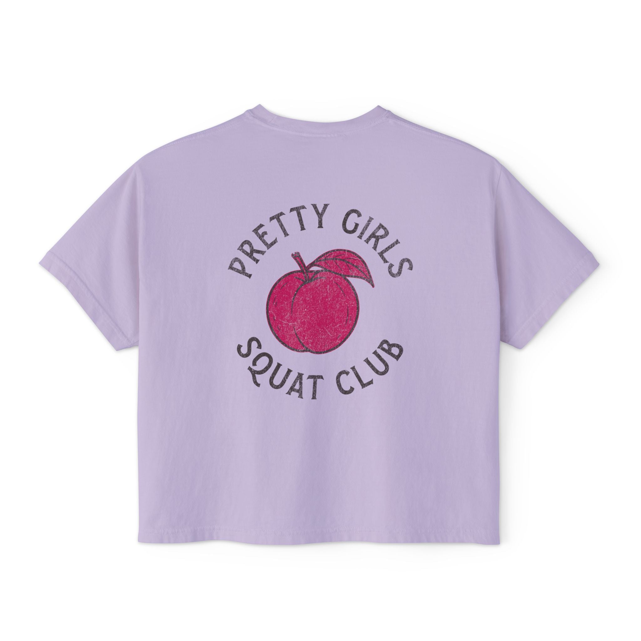 Moms Who Lift Heavy Stay Sane Boxy Tee | Fit Mom Workout Crop Top