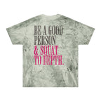 Be a Good Person Squat to Depth Weightlifters T-shirt | Funny Women's Gym Workout Tee