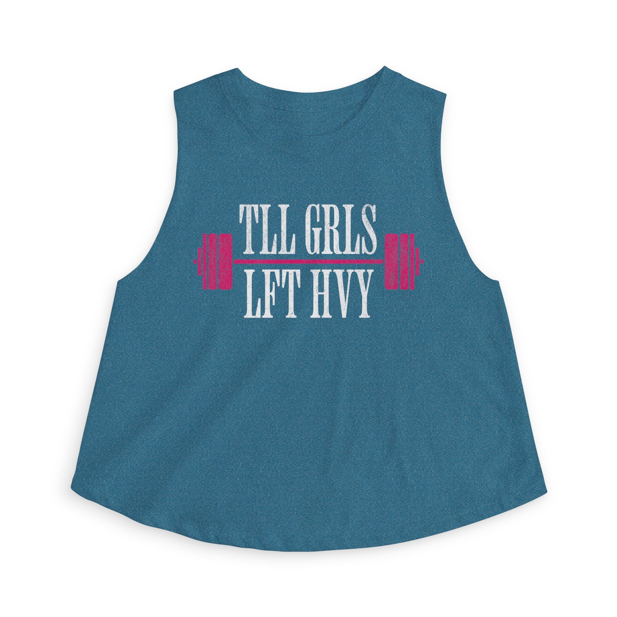 Tall Girls Lift Heavy Crop Top | Women's Weighlifting Tank Top