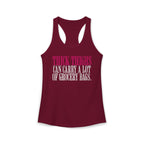 Thick Thighs Can Carry - Racerback Tank Top