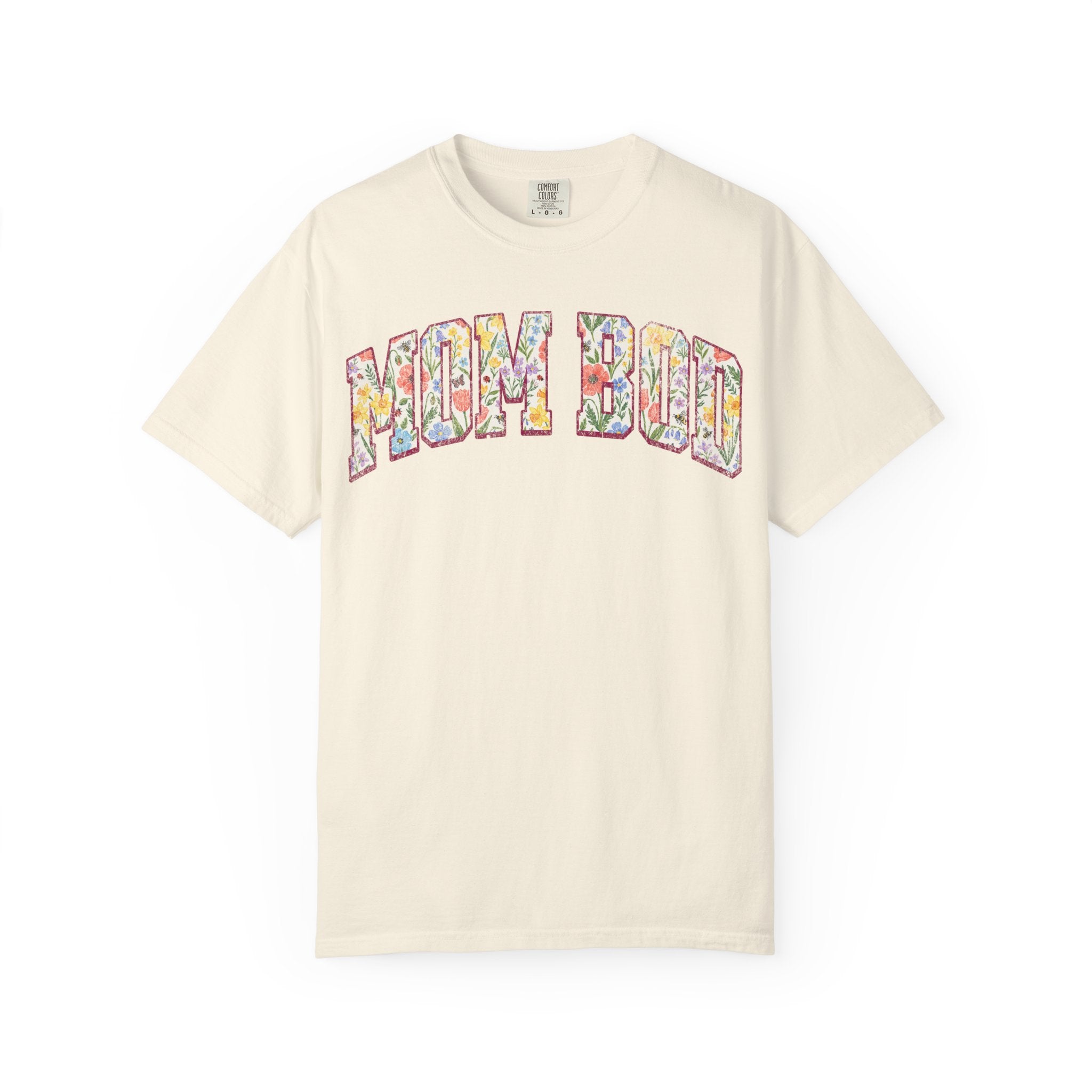 Mom Bod Floral T-shirt — Mothers Day Comfort Colors Tee