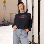 Pretty Girls Squat Club Cropped Pullover | Women's Workout Sweatshirt