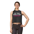 Eat Your Carbs Crop Top | Women's Funny Crossfit Tank Top