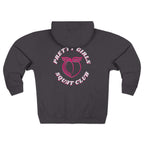 Pretty Girls Squat Club Zip Up Hoodie | Women's Gym Sweatshirt
