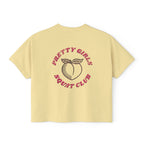Embrace the Tuck Barre Crop Top | Funny Women's Workout Boxy Tee