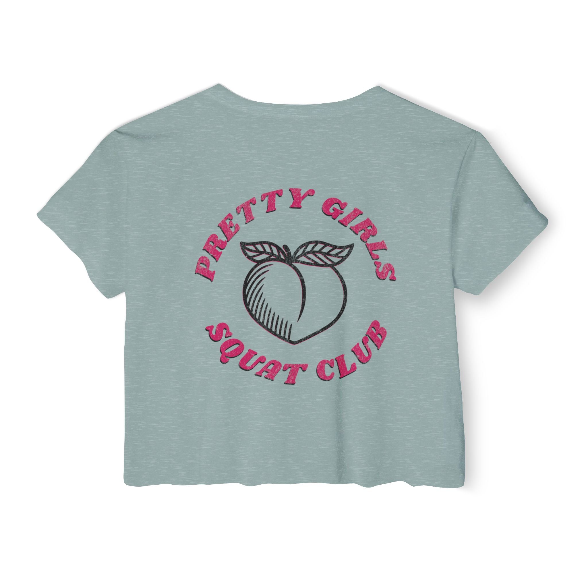 This Shirt Is Only for the Warm-up Crop T-shirt | Funny Women's Crossfit Gym T-shirt