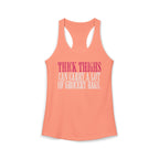 Thick Thighs Can Carry - Racerback Tank Top