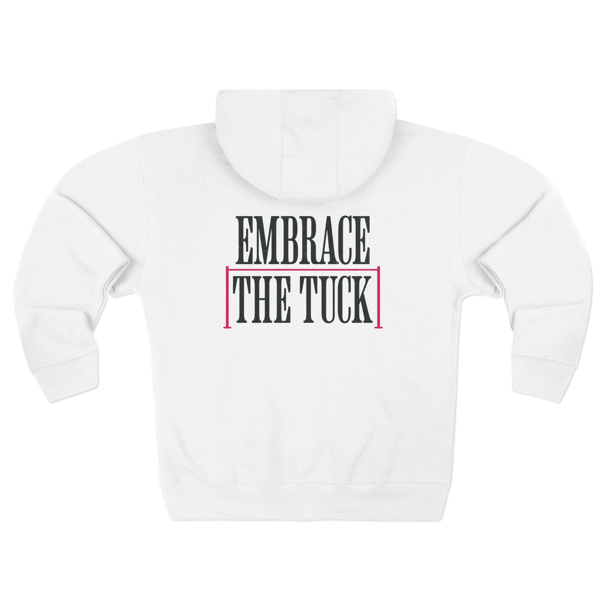 Embrace the Tuck Barre Zip Up Hoodie | Women's Motivation Workout Sweatshirt