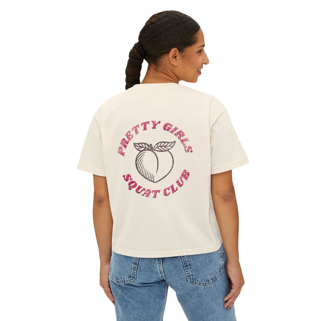 Embrace the Tuck Barre Crop Top | Funny Women's Workout Boxy Tee
