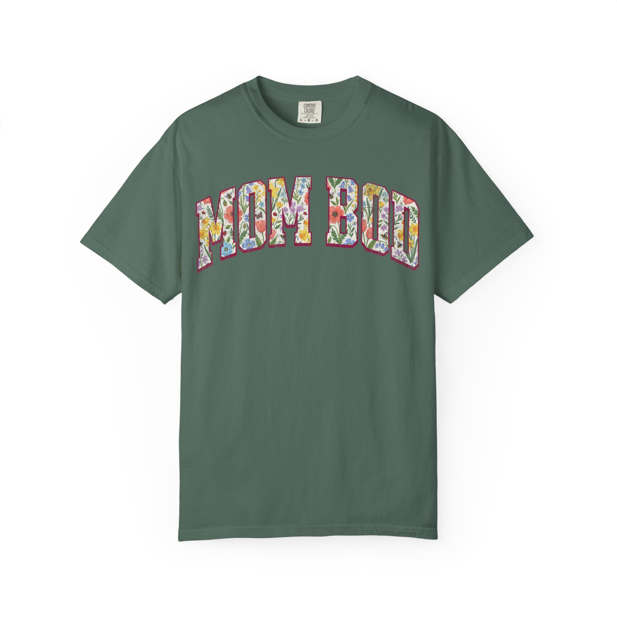 Mom Bod Floral T-shirt — Mothers Day Comfort Colors Tee