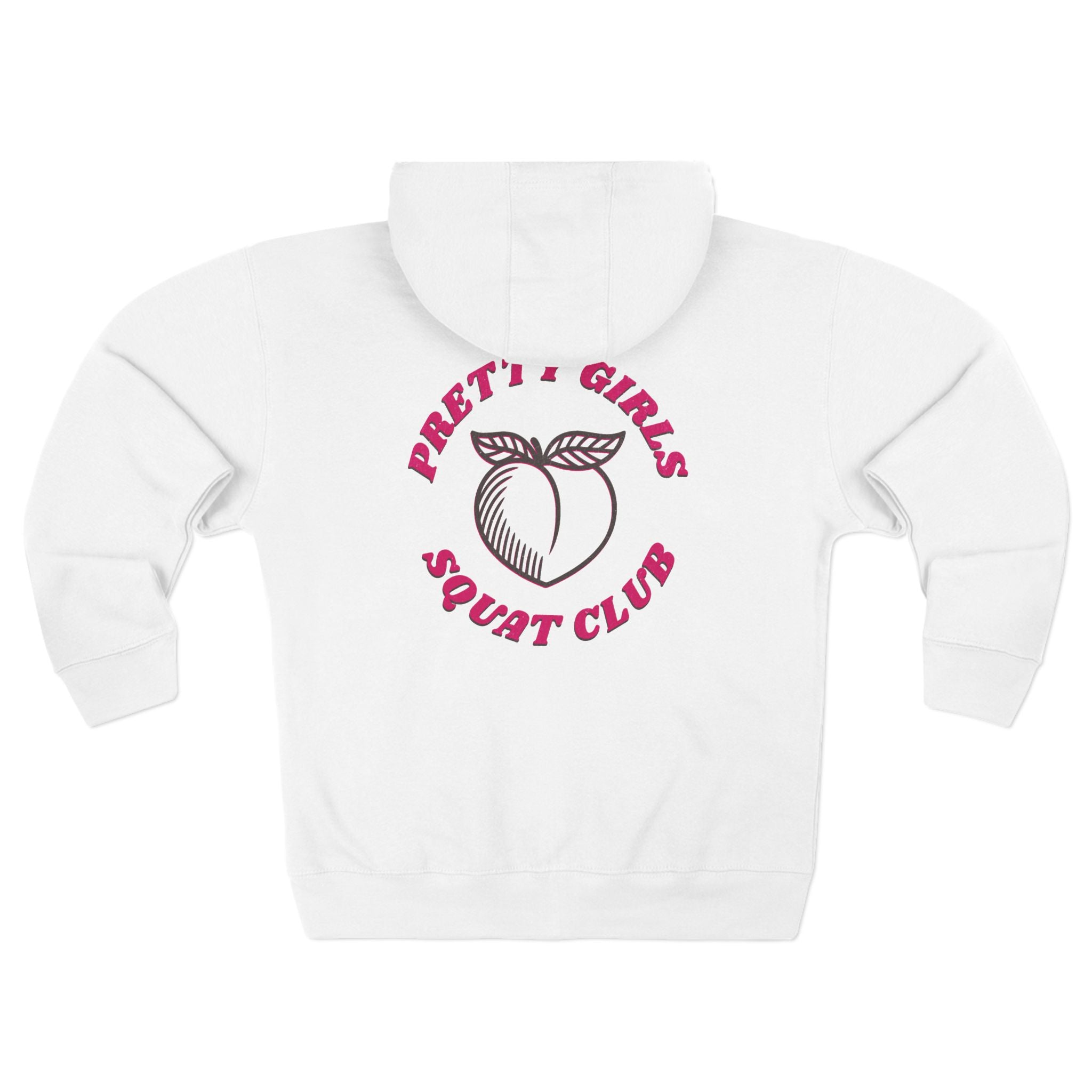 Pretty Girls Squat Club Zip Up Hoodie | Women's Gym Sweatshirt