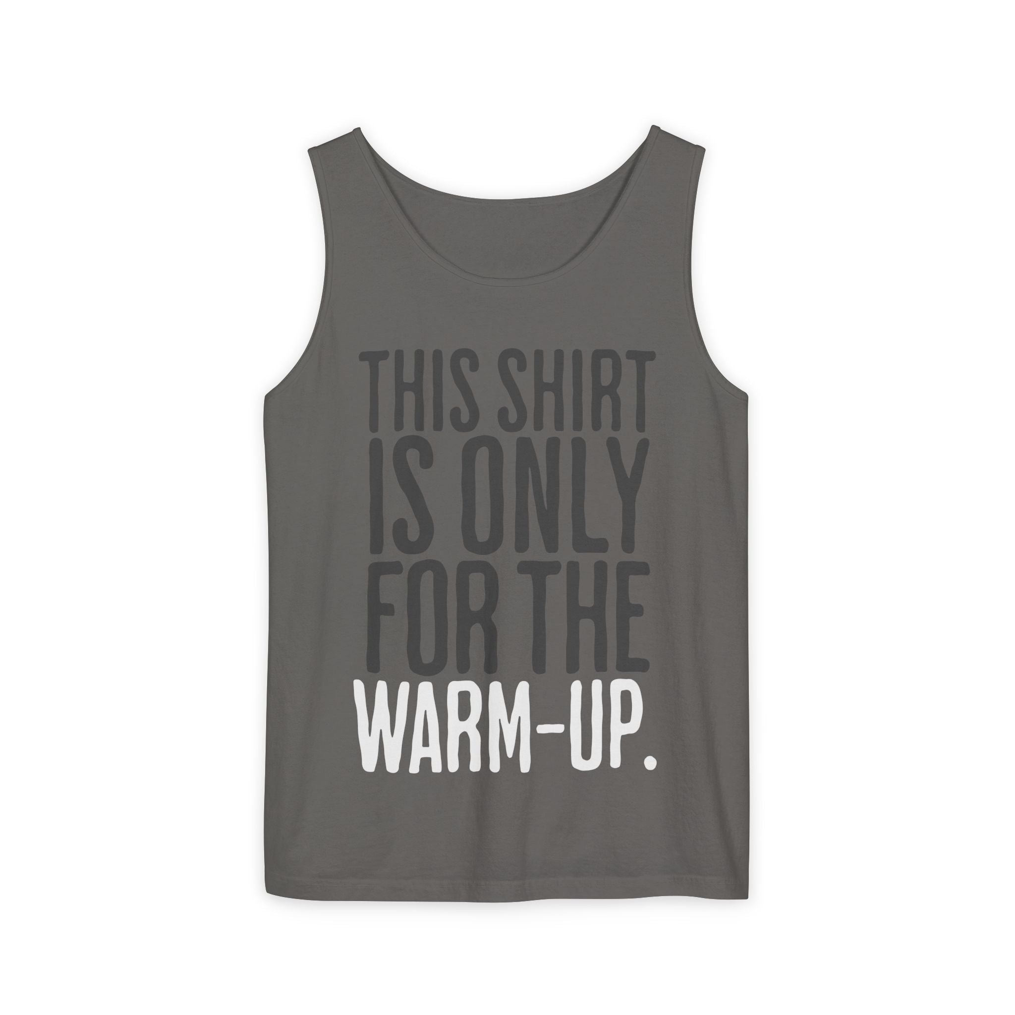 This Shirt is Only for the Warm Up Tank Funny Crossfit Shirt Gym Humor Top Workout T-shirt