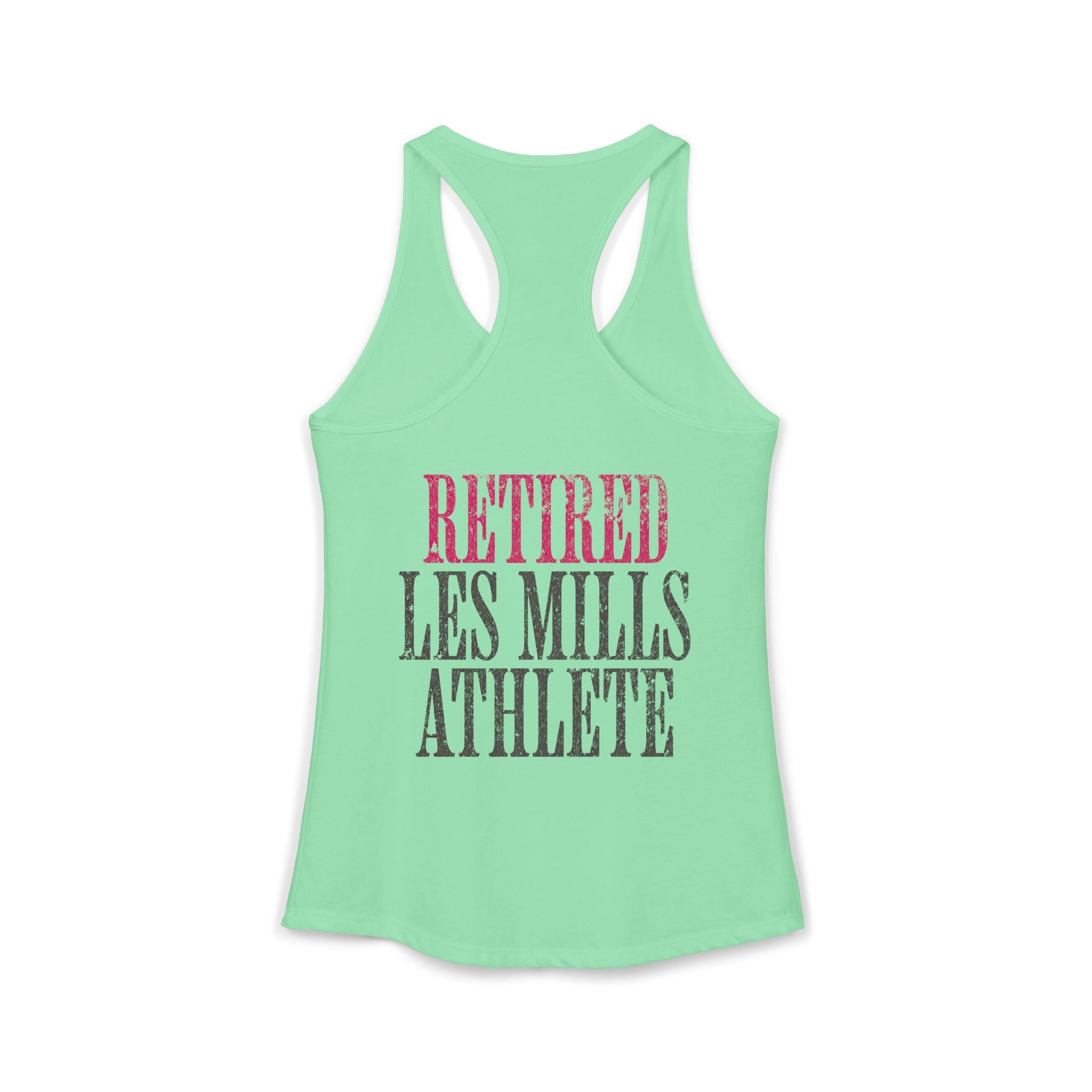 Retired Les Mills Athlete Workout Racerback Tank | Women's Gym Humor Top