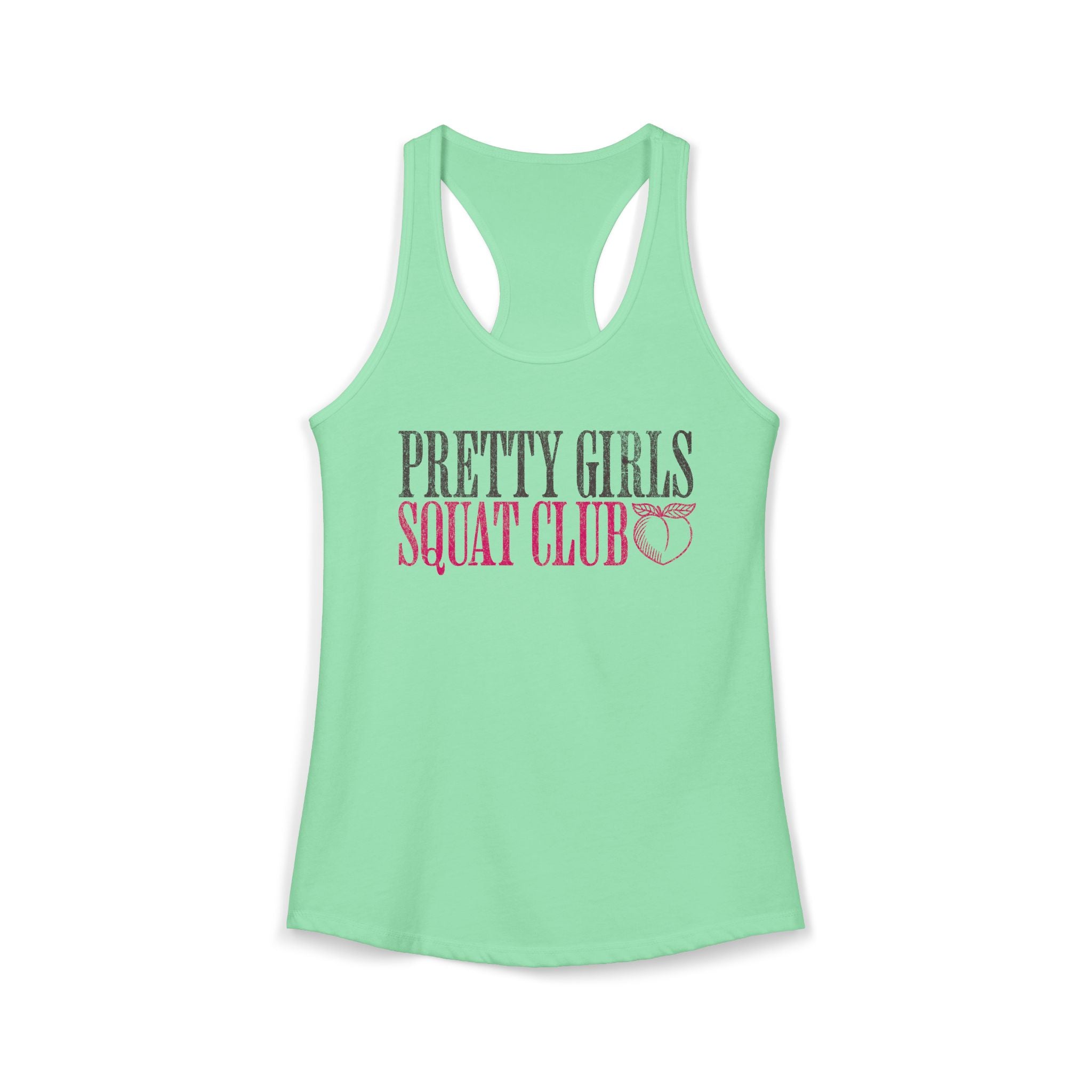 Pretty Girls Squat Club Racerback Tank | Women's Workout Top