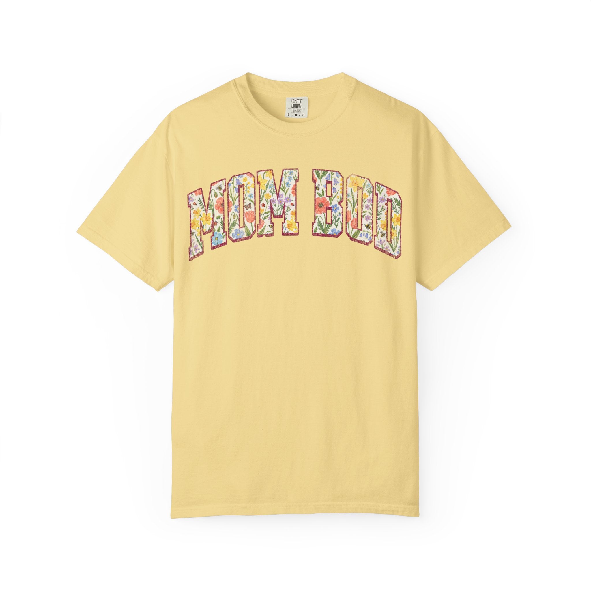 Mom Bod Floral T-shirt — Mothers Day Comfort Colors Tee