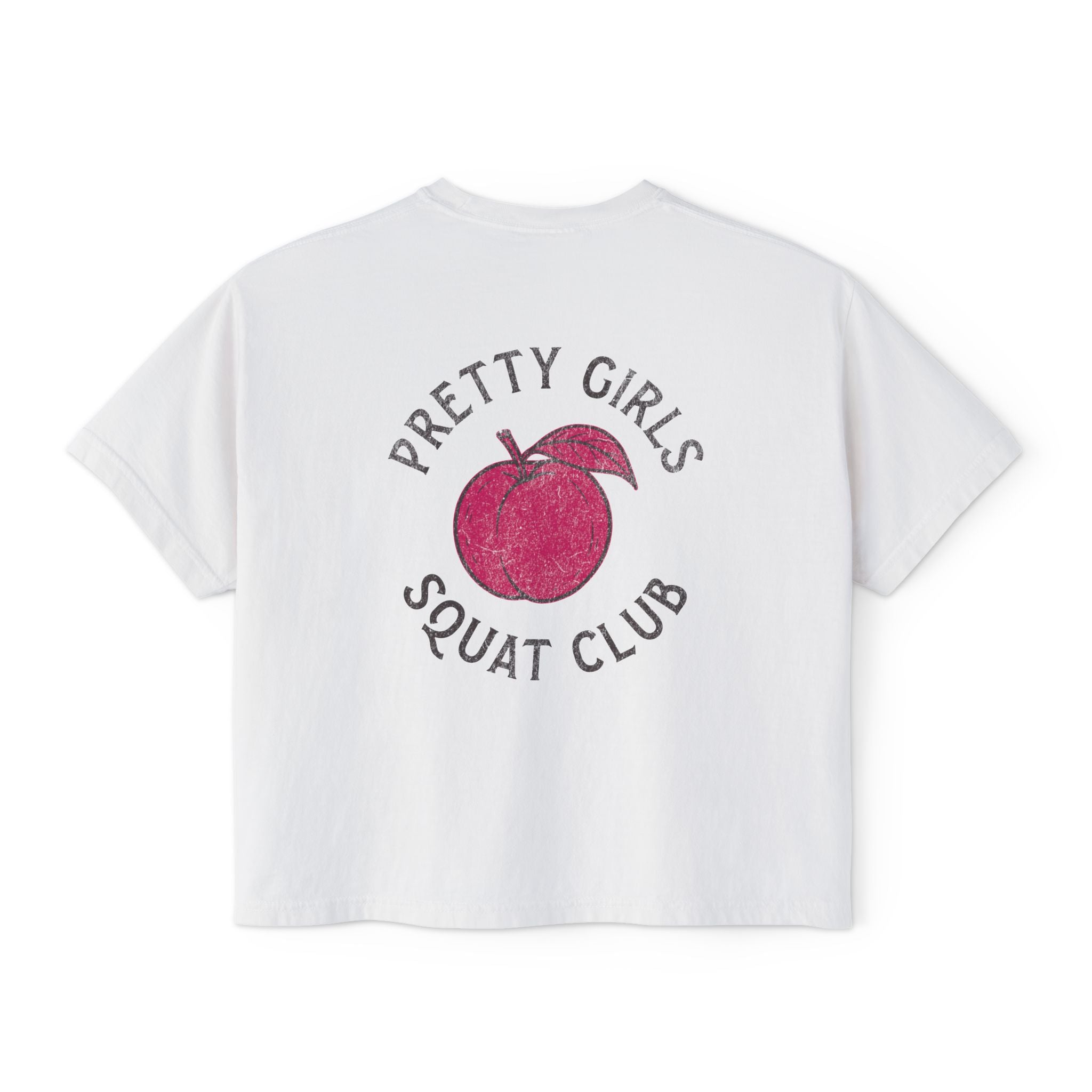 Moms Who Lift Heavy Stay Sane Boxy Tee | Fit Mom Workout Crop Top