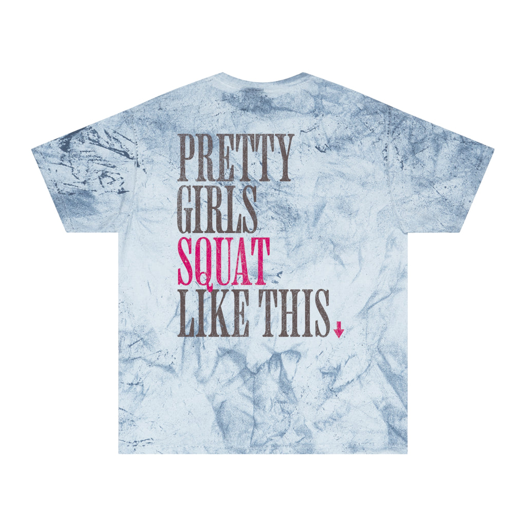Pretty Girls Squat Like This Tshirt Funny Crossfit Shirt Workout Gym Top Fitness Humor T-shirt