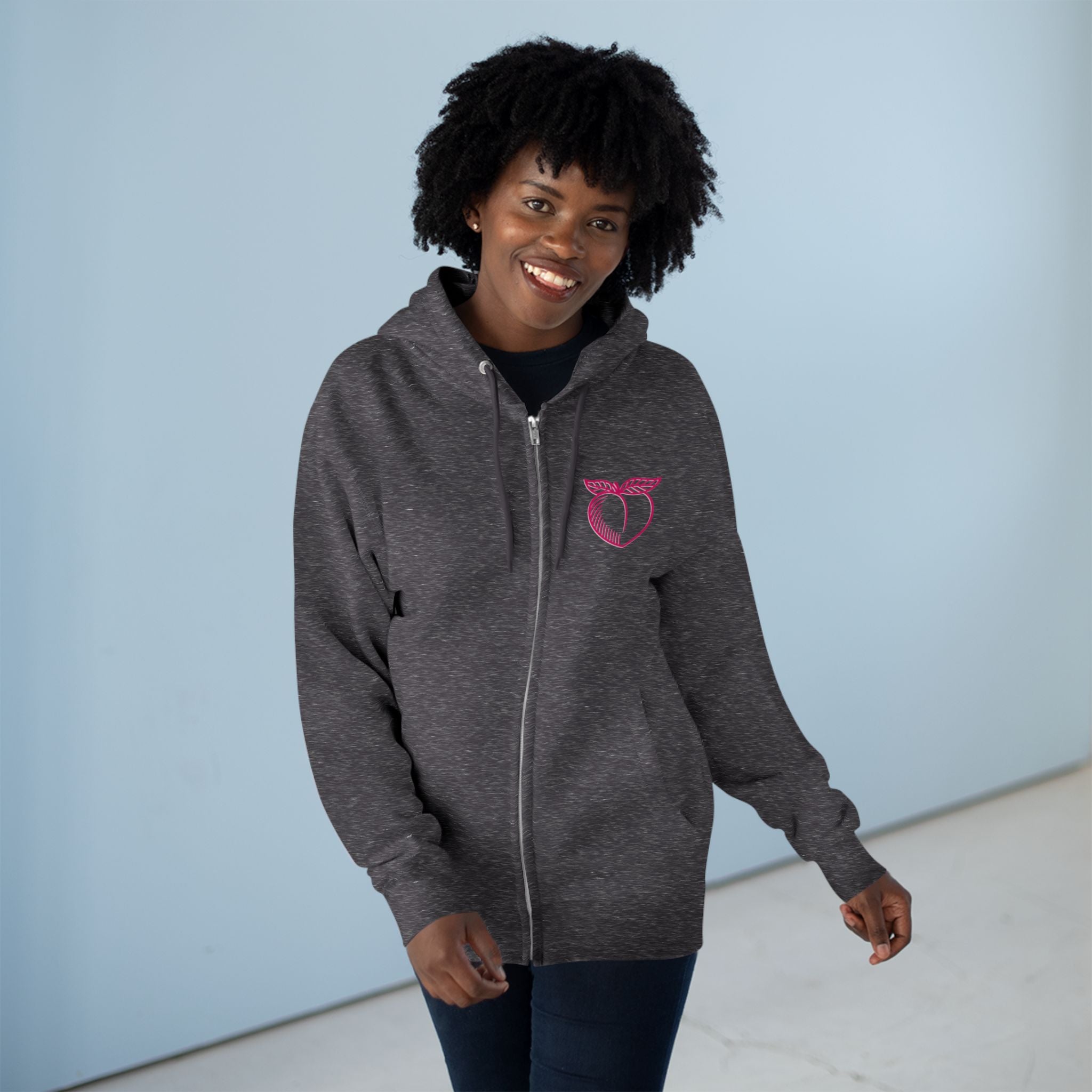 Pretty Girls Squat Club - Classic Gym Zip Up Gym Hoodie