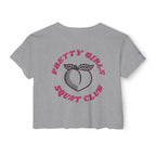 This Shirt Is Only for the Warm-up Crop T-shirt | Funny Women's Crossfit Gym T-shirt