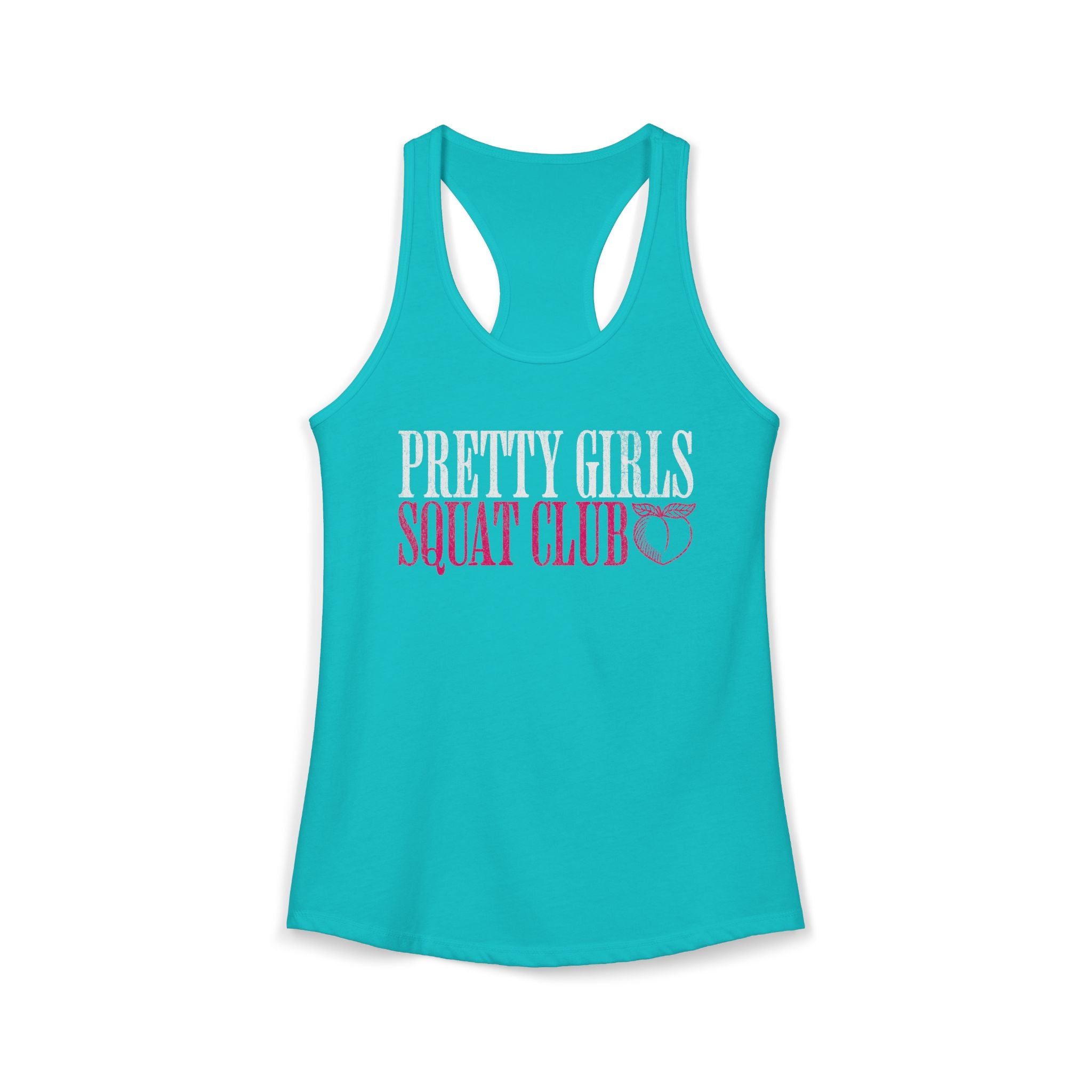 Pretty Girls Squat Club Racerback Tank | Women's Workout Top
