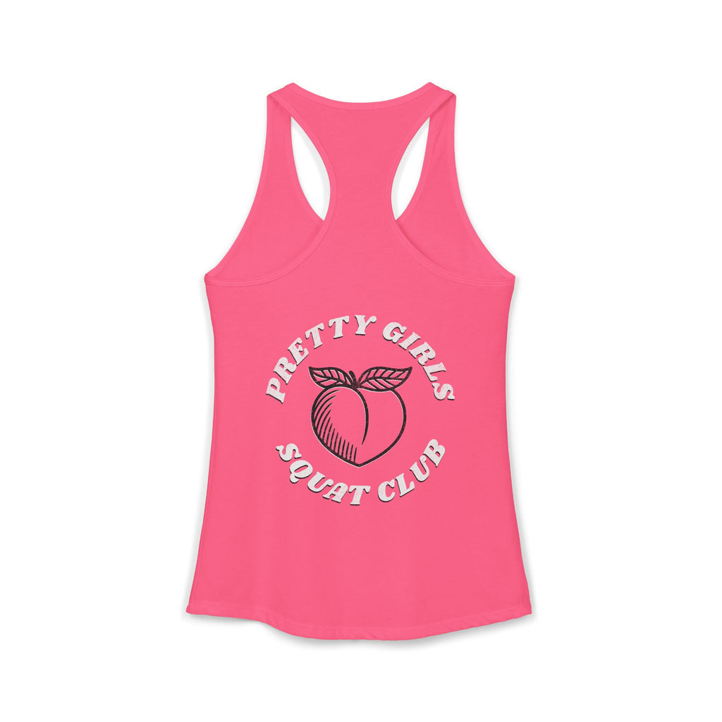 Embrace the Tuck Barre Tank Top | Women's Workout Humor Racerback Shirt