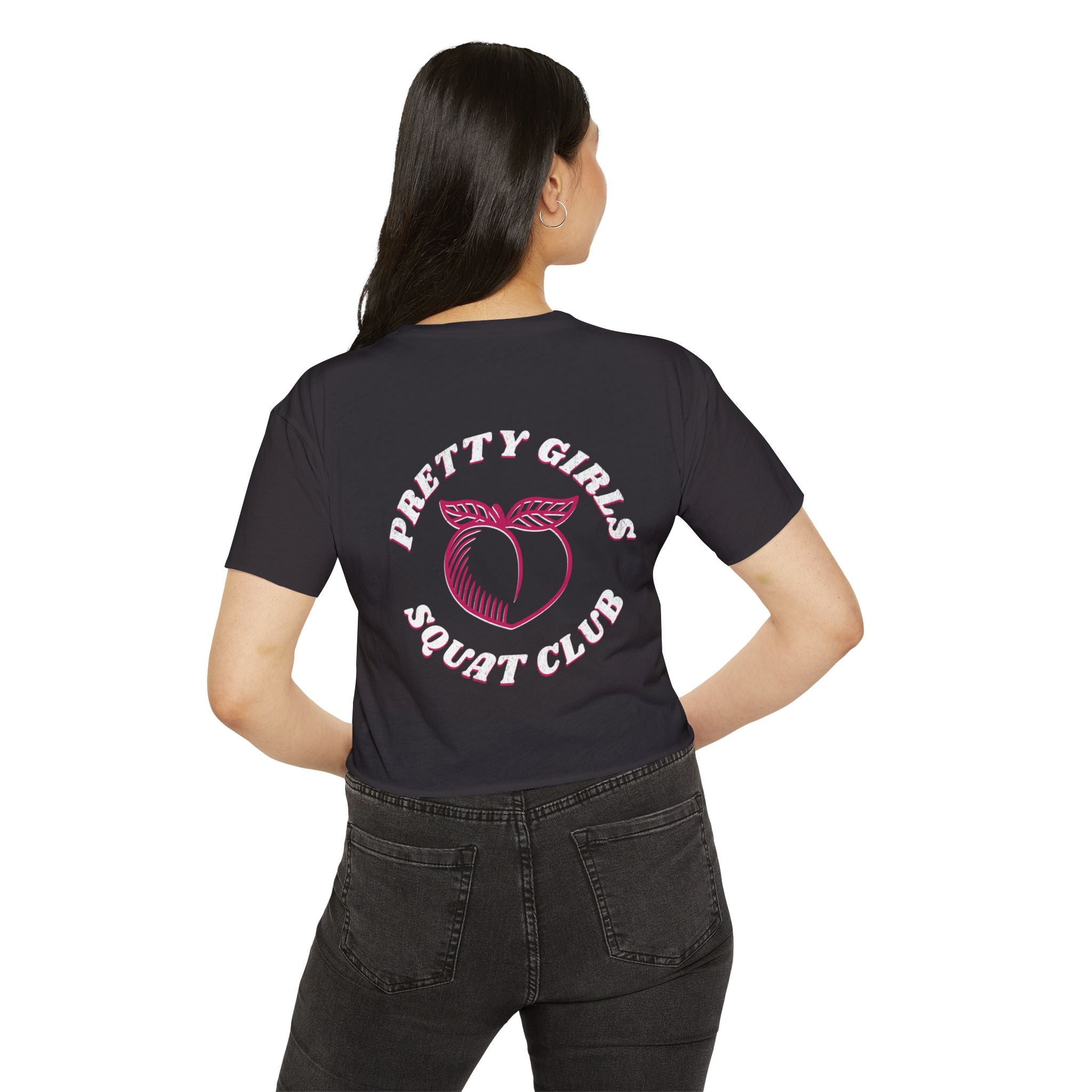 This Shirt Is Only for the Warm-up Crop T-shirt | Funny Women's Crossfit Gym T-shirt