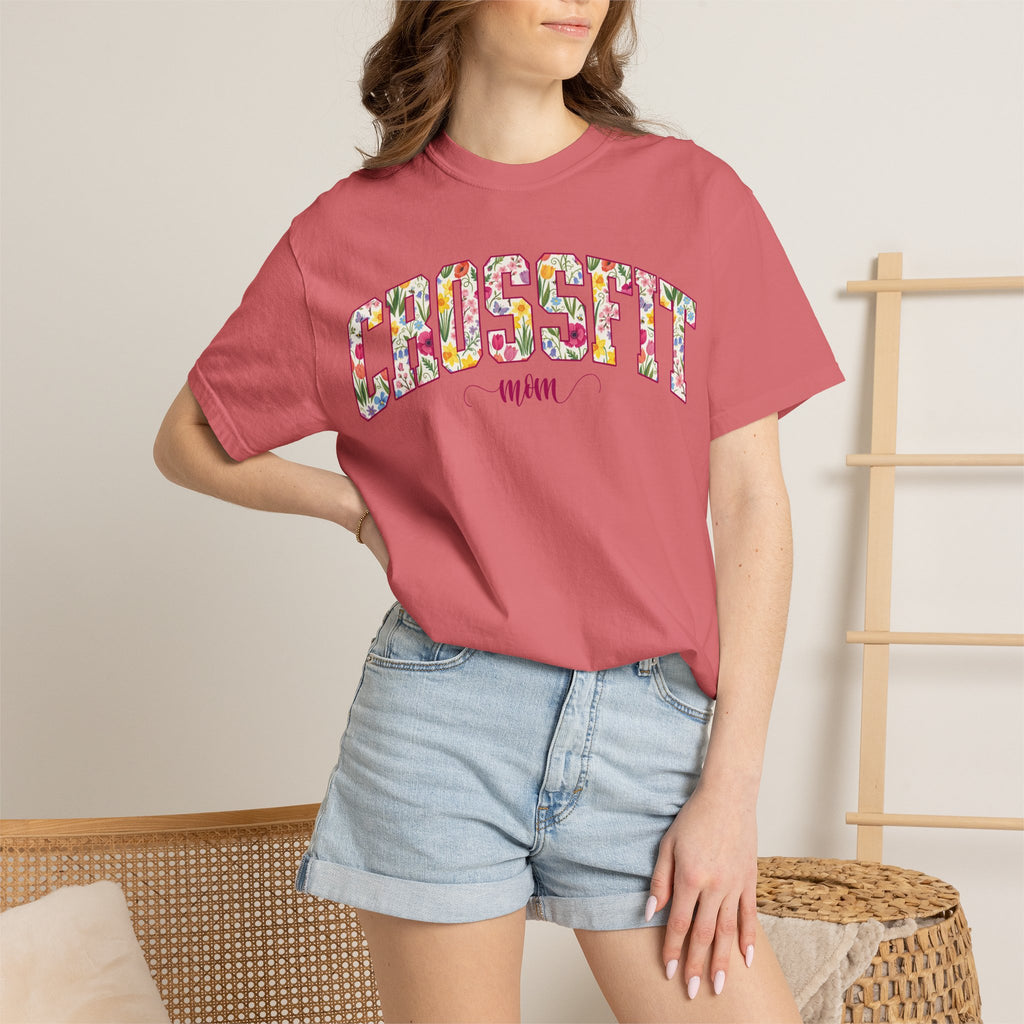 Crossfit Mom Workout Tee | Fit Mama Comfort Colors T‑Shirt