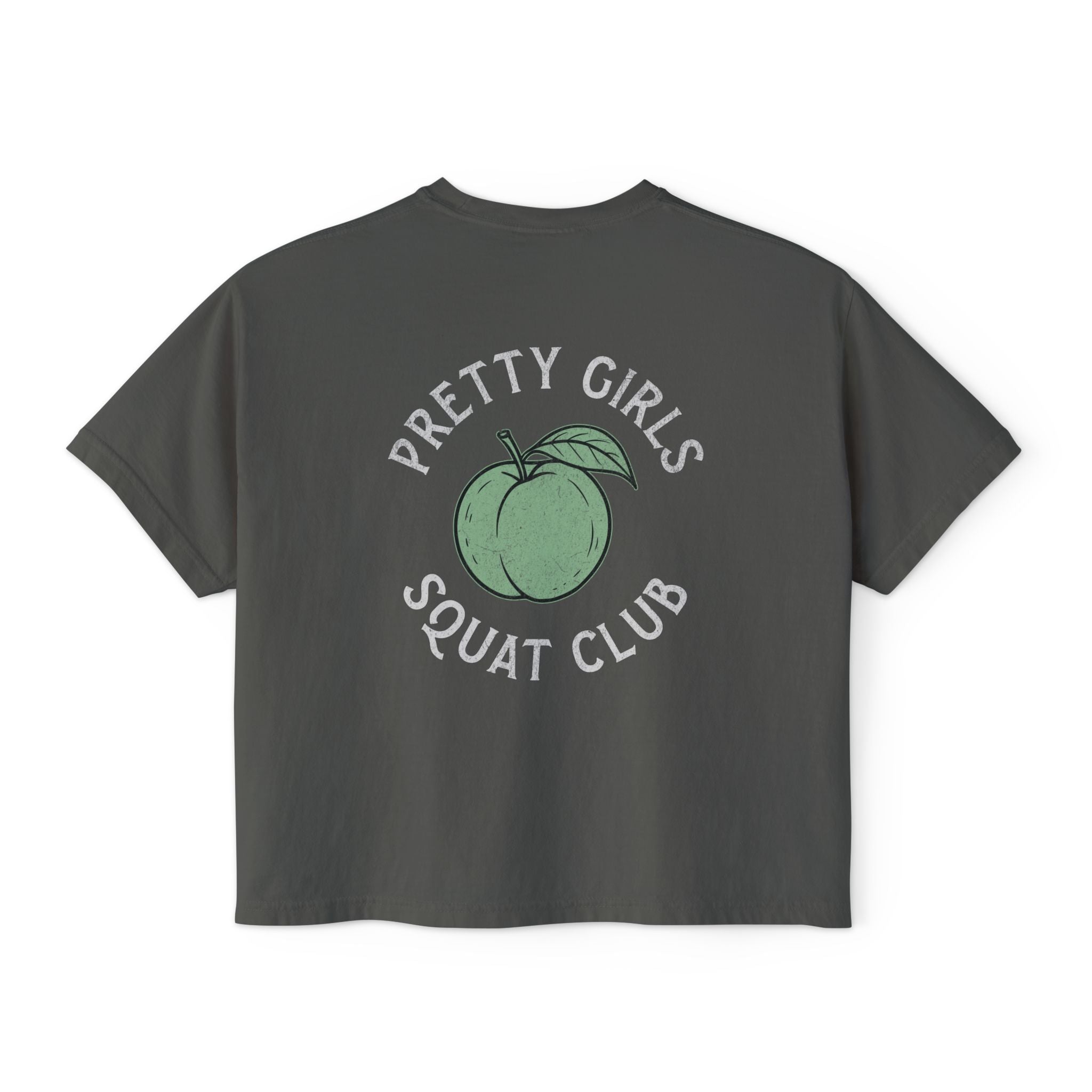 Moms Who Lift Heavy Stay Sane Boxy Tee | Fit Mom Workout Crop Top