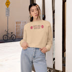 Pretty Girls Squat Club Cropped Pullover | Women's Workout Sweatshirt
